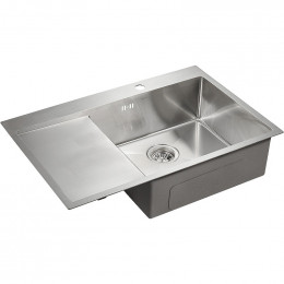 Мойка для кухни Paulmark Atlan Edge PM777851-BSR 78x51 брашированная сталь