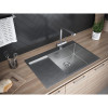 Мойка для кухни Paulmark Atlan Edge PM777851-BSR 78x51 брашированная сталь