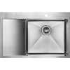 Мойка для кухни Paulmark Atlan Edge PM777851-BSR 78x51 брашированная сталь