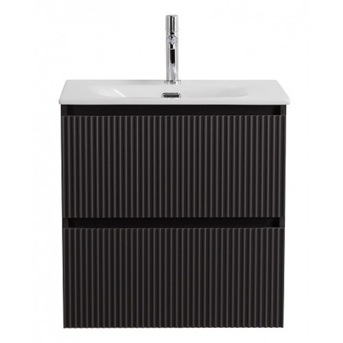 BelBagno Тумба с раковиной Uno mini 60 подвесная Темно-Серый матовый с раковиной BB-8099-3-60
