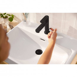 Смеситель для раковины Hansgrohe Rebris S 72517670 черный матовый
