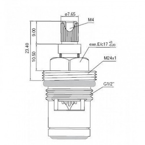 Кранбукса для смесителя Iddis Cr-CE24 Z20 2 шт
