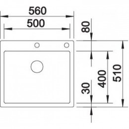 Кухонная мойка Blanco Claron 500-IF/A