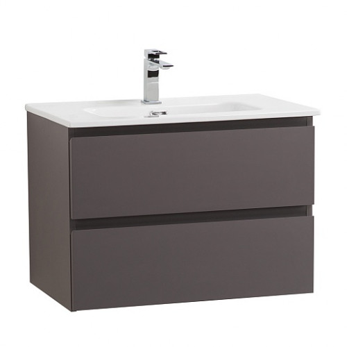 BelBagno Тумба с раковиной Kraft 39-70 подвесная Темно-Серый матовый с раковиной BB700/390ETL