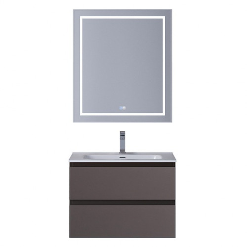 BelBagno Тумба с раковиной Kraft 39-70 подвесная Темно-Серый матовый с раковиной BB700/390ETL