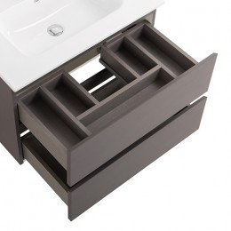BelBagno Тумба с раковиной Kraft 39-70 подвесная Темно-Серый матовый с раковиной BB700/390ETL