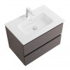 BelBagno Тумба с раковиной Kraft 39-70 подвесная Темно-Серый матовый с раковиной BB700/390ETL