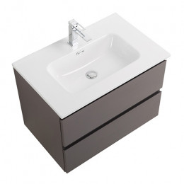 BelBagno Тумба с раковиной Kraft 39-70 подвесная Темно-Серый матовый с раковиной BB700/390ETL