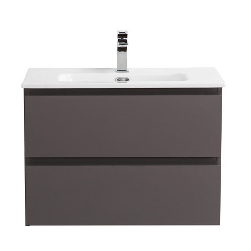 BelBagno Тумба с раковиной Kraft 39-70 подвесная Темно-Серый матовый с раковиной BB700/390ETL