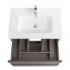 BelBagno Тумба с раковиной Kraft 39-70 подвесная Темно-Серый матовый с раковиной BB700/390ETL
