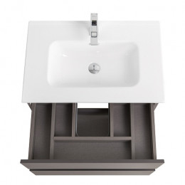 BelBagno Тумба с раковиной Kraft 39-70 подвесная Темно-Серый матовый с раковиной BB700/390ETL