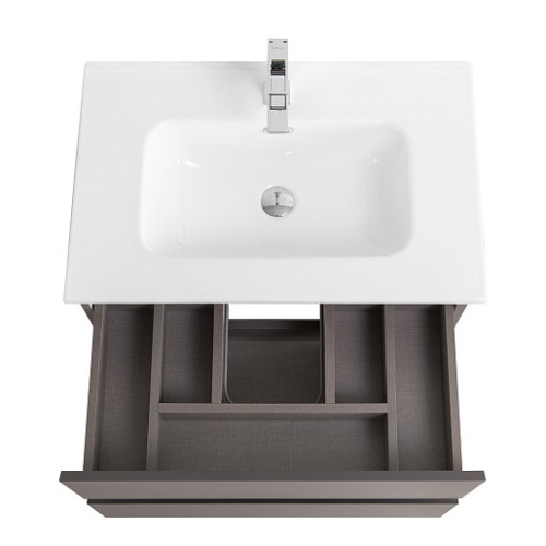 BelBagno Тумба с раковиной Kraft 39-70 подвесная Темно-Серый матовый с раковиной BB700/390ETL