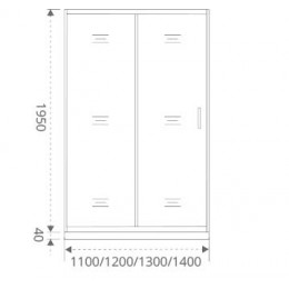 Good Door Душевое ограждение ANTARES WTW-110-W-CH