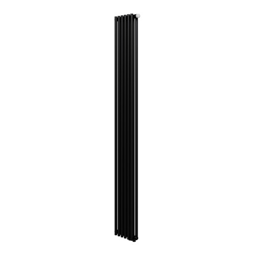 Трубчатый дизайн-радиатор Royal Thermo Shift R22 VC2180 6 секций, черный, нижнее подключение