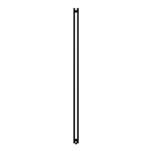 Трубчатый дизайн-радиатор Royal Thermo Shift R22 VC2180 6 секций, черный, нижнее подключение
