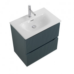 BelBagno Тумба с раковиной Uno mini 60 подвесная Голубой матовый с раковиной BB-8099-3-60