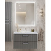 BelBagno Тумба с раковиной Due 80 подвесная Сатин ручки Белые