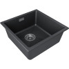 Мойка для кухни Paulmark Lumi UNI LU45-BL 45.5x46 черный