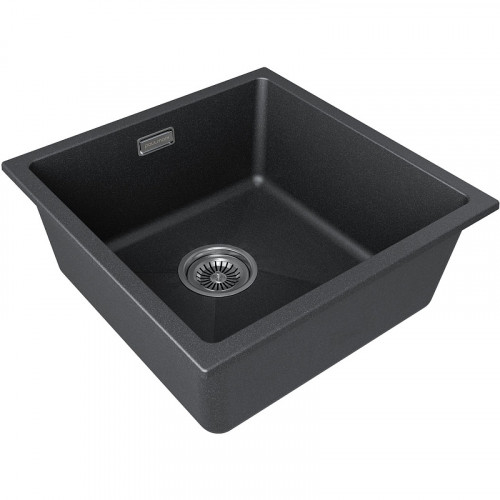 Мойка для кухни Paulmark Lumi UNI LU45-BL 45.5x46 черный