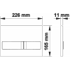 Инсталляция для унитаза Berges Novum 040214 с клавишей L4 Soft Touch белый