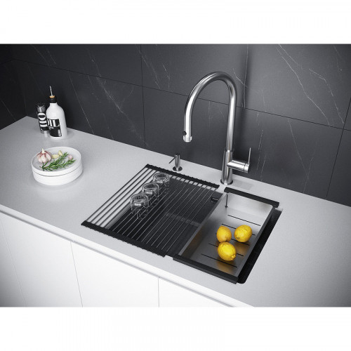 Мойка для кухни Paulmark Lumi UNI LU55-DG 55.5x46 графит
