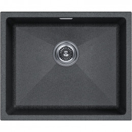 Мойка для кухни Paulmark Lumi UNI LU55-DG 55.5x46 графит