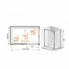 Cezares Душевой уголок ANIMA-W-AH-1-120/90-C-Cr