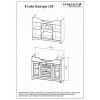 Бриклаер Тумба с раковиной Кантри 105