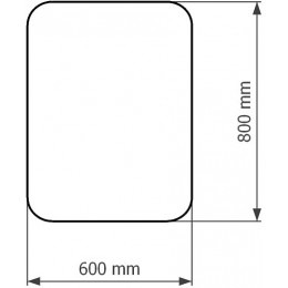 Corozo Зеркало Вега 60x80