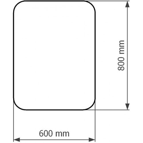 Corozo Зеркало Вега 60x80