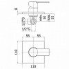 Смеситель для душа Paffoni Tango TA010CR/M Хром