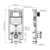 Система инсталляции для унитазов Vils 56TLT.010.ME.CH02