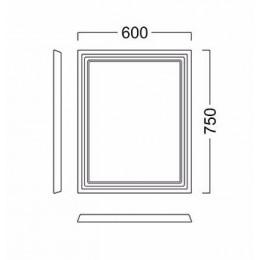 Kerama Marazzi Мебель для ванной Pompei 60, 3 ящика, черная