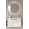 BelBagno Мебель для ванной Eco Cer-N 80 CZR-8073-80 bianco opaco ручки сатиновое золото