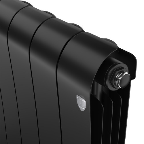 Радиатор биметаллический Royal Thermo Infinity 500 Noir Sable 8 секций, боковое подключение