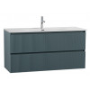 BelBagno Тумба с раковиной Uno 120 подвесная Голубой матовый с раковиной BB-8099-120