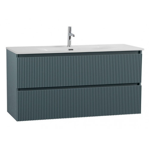BelBagno Тумба с раковиной Uno 120 подвесная Голубой матовый с раковиной BB-8099-120