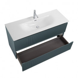 BelBagno Тумба с раковиной Uno 120 подвесная Голубой матовый с раковиной BB-8099-120