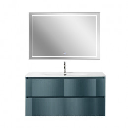 BelBagno Тумба с раковиной Uno 120 подвесная Голубой матовый с раковиной BB-8099-120