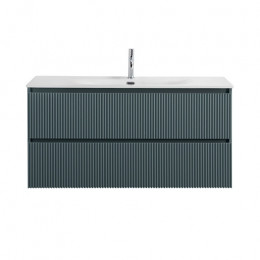 BelBagno Тумба с раковиной Uno 120 подвесная Голубой матовый с раковиной BB-8099-120