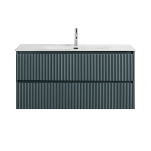 BelBagno Тумба с раковиной Uno 120 подвесная Голубой матовый с раковиной BB-8099-120