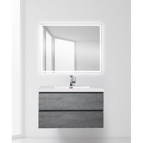 BelBagno Тумба с раковиной LUCE 1000 Stucco Cemento
