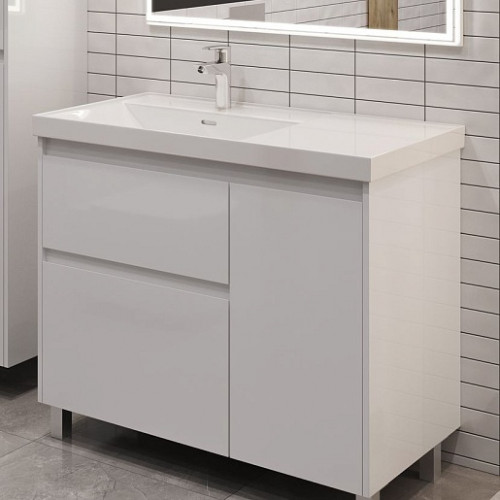Aquanet Мебель для ванной Nova Lite 2.0 90 L белая