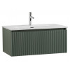 BelBagno Тумба с раковиной Uno 80 с 1 ящиком подвесная Еловый матовый с раковиной BB-8099-3-80
