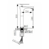 Смеситель для раковины Kaiser Star 02111 хром