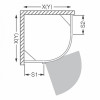Roltechnik Душевой уголок "GRL1 900"