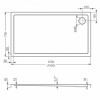 Roltechnik Душевой поддон "FLAT KVADRO 1600x750"