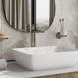 Смеситель для раковины WasserKRAFT Spree 1403H никель