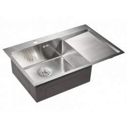 Мойка для кухни Paulmark Kroner PM217851-BSL 78х51 сталь