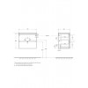 BelBagno Тумба с раковиной Kraft 39-60 Bianco Opaco с раковиной BB-8099-3-60